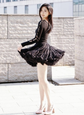 梦禧小公主tutu裙蓬蓬裙成人款半身裙软纱小个子芭蕾风百搭亲子装