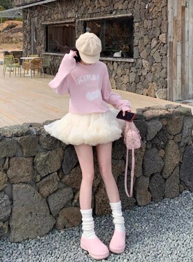 芭蕾风蓬蓬短裙tutu裙成人2025新款加蓬网红爆款亲子裙半身裙大人