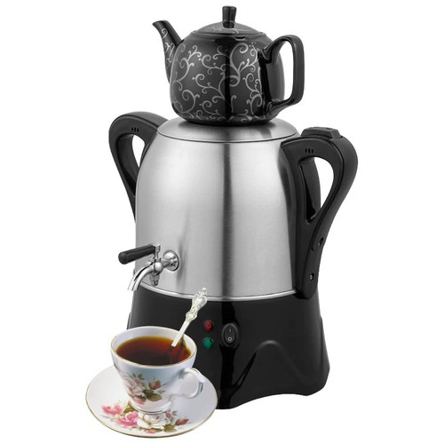 欧规220V跨境电商出口子母壶samovar咖啡壶套装，turkish kettle