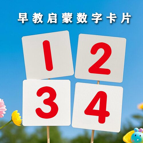 0-3-6岁幼儿园儿童早教启蒙数字