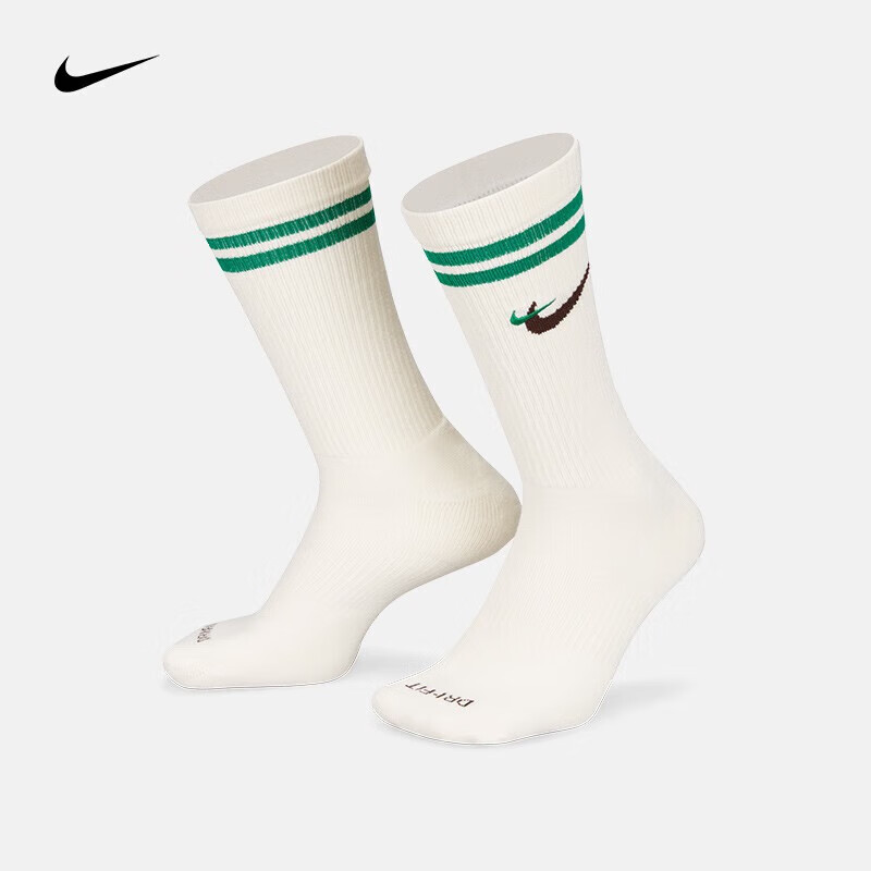 Nike耐克针织棉质高筒男女袜