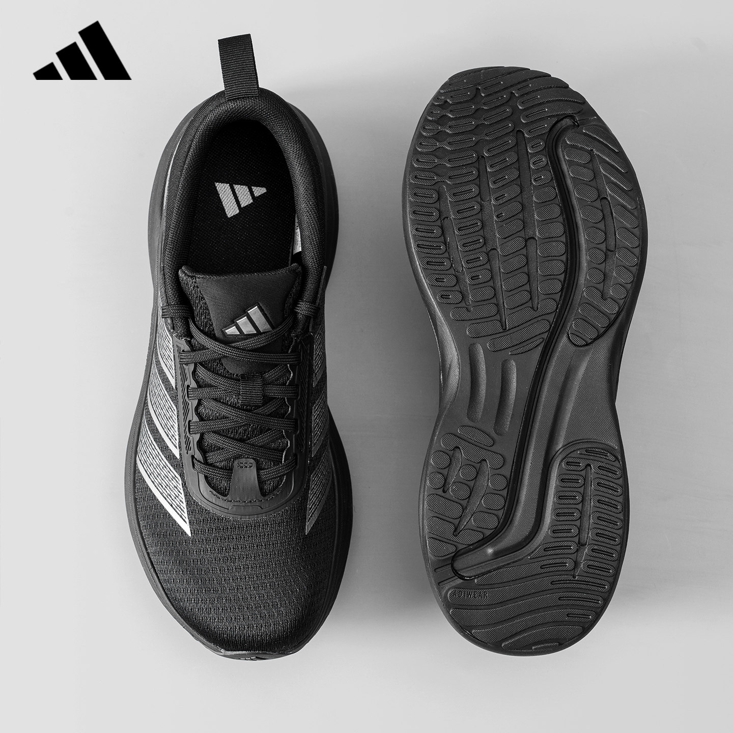 adidas阿迪达斯男鞋女鞋官方正品新款黑武士休闲运动跑步鞋KJ4606
