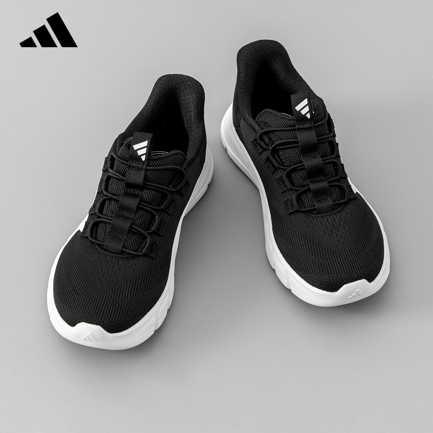 adidas阿迪达斯健步鞋一脚蹬男鞋爸爸鞋正品新款休闲通勤鞋KJ5916 - 实物图