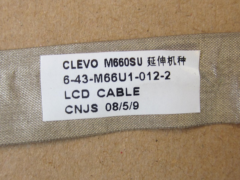 È«ÐÂÔ×°CLEVO M660SU ÑÓÉì»úÖÖ 6-43-M66U1-012-2 ÅÅÏß ÆÁÏß