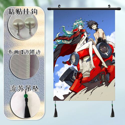 天元突破 西蒙 尼娅 卡米那 周边海报挂画宿舍寝室装饰画挂布画