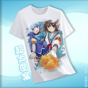 凉宫春日的忧郁凉宫春日长门有希周边衣服T恤短袖体恤服装上衣