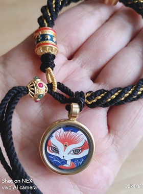 狐狸手链可以调节白狐吊坠唐卡藏传手绳