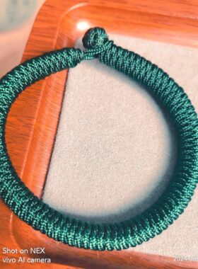 东海水晶五行补木手链金刚结粗款饿木命缺木补救木五行通关用神