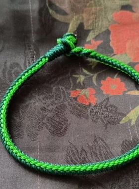 补木五行绳手链缺木者佩戴强力补