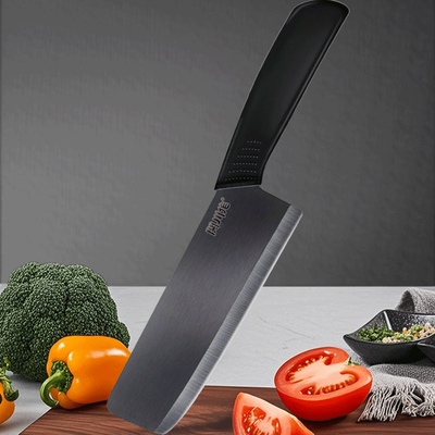日本制关川作黑陶瓷菜刀