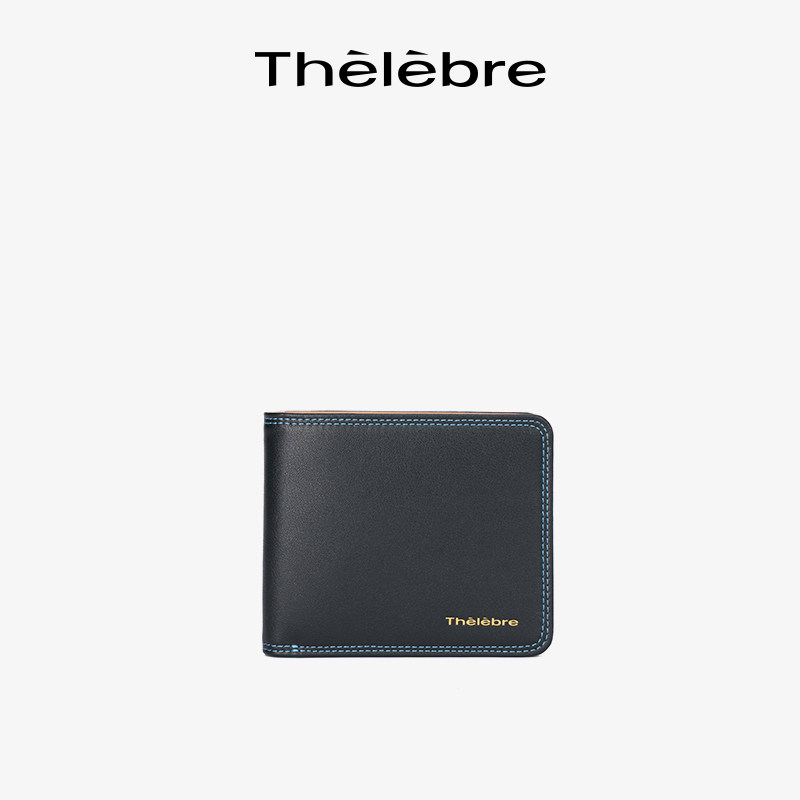 thelebre希伯莱男士钱包横款真皮个性经典时尚复古多功能钱夹