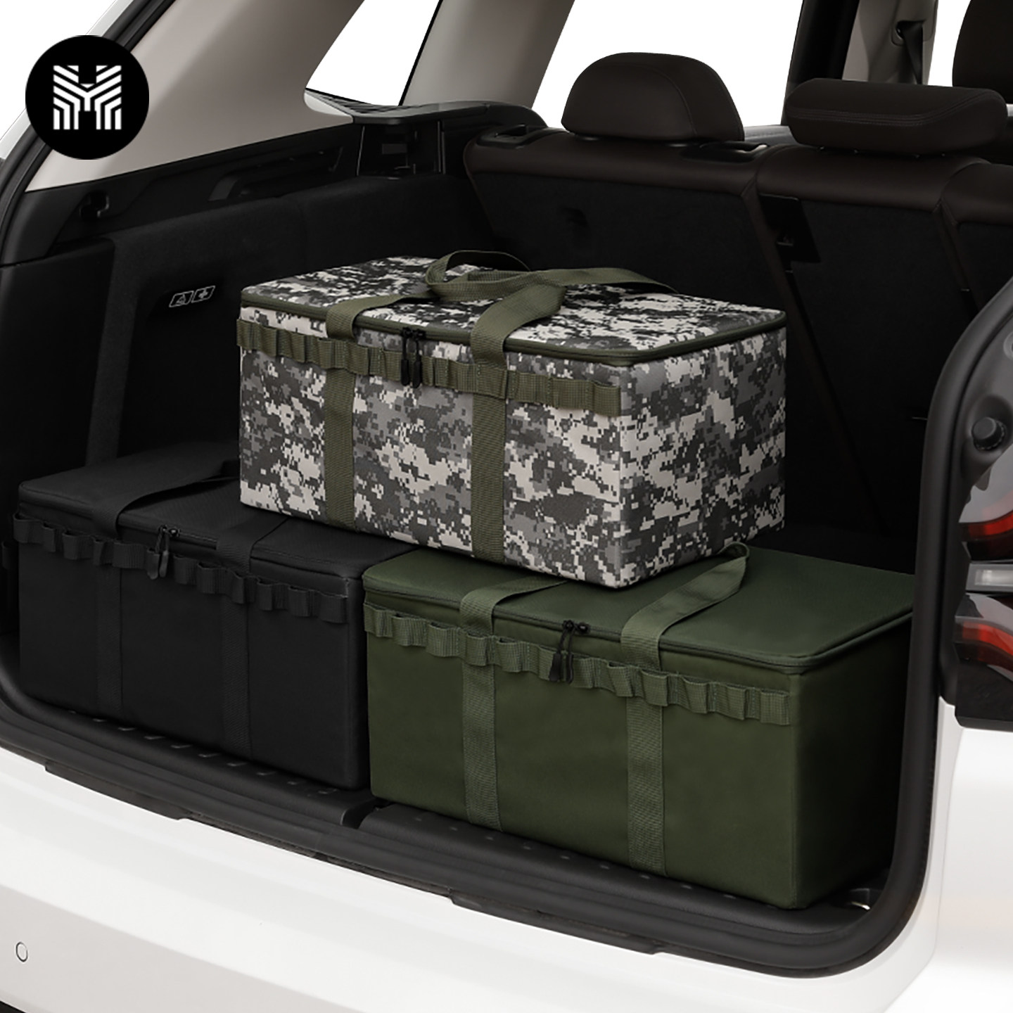 可折叠汽车后备箱收纳箱车载户外露营大容量多功能车用尾箱整理箱