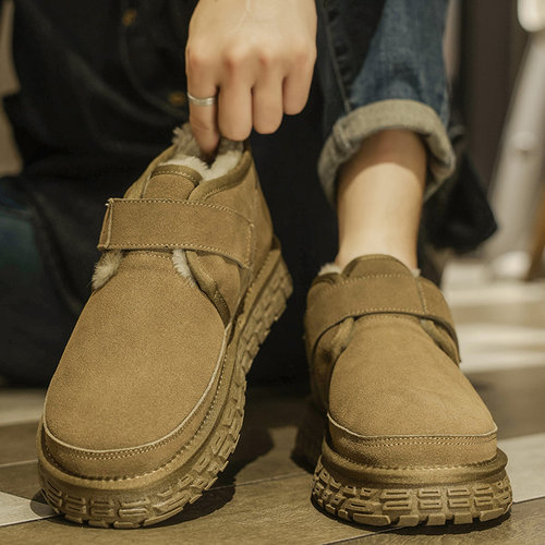 全羊毛雪地靴男冬新款保暖