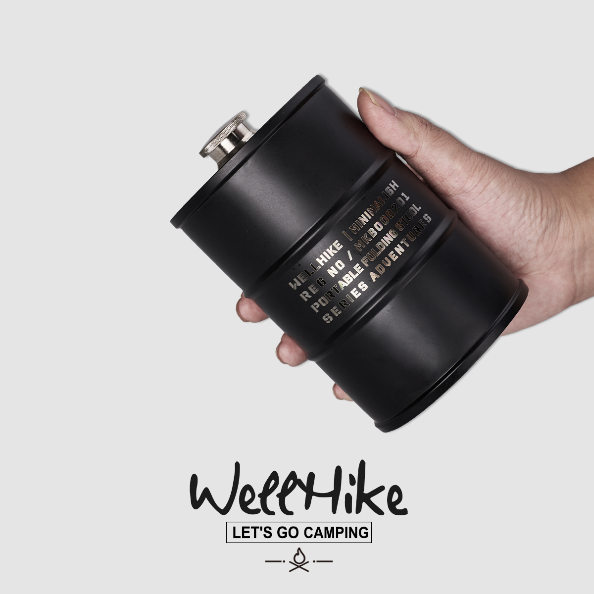 WELLHIKE户外750ml战术酒精壶