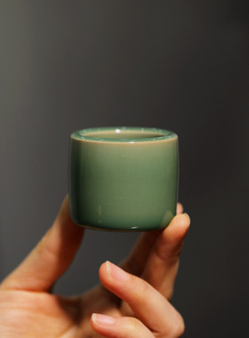 青瓷普洱茶杯本土久久龙泉青瓷