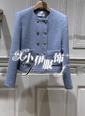 Migaino曼娅奴女装2024新款冬装羊毛毛呢舒适保暖外套MO42SC029