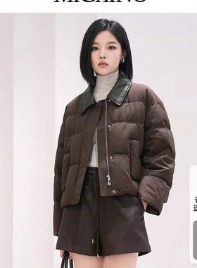 曼娅奴女装秋冬新款设计感保暖90白鸭绒休闲羽绒服外套MP44IA708
