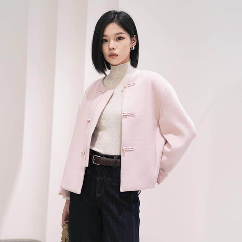 曼娅奴女装秋冬新款优雅精致新中