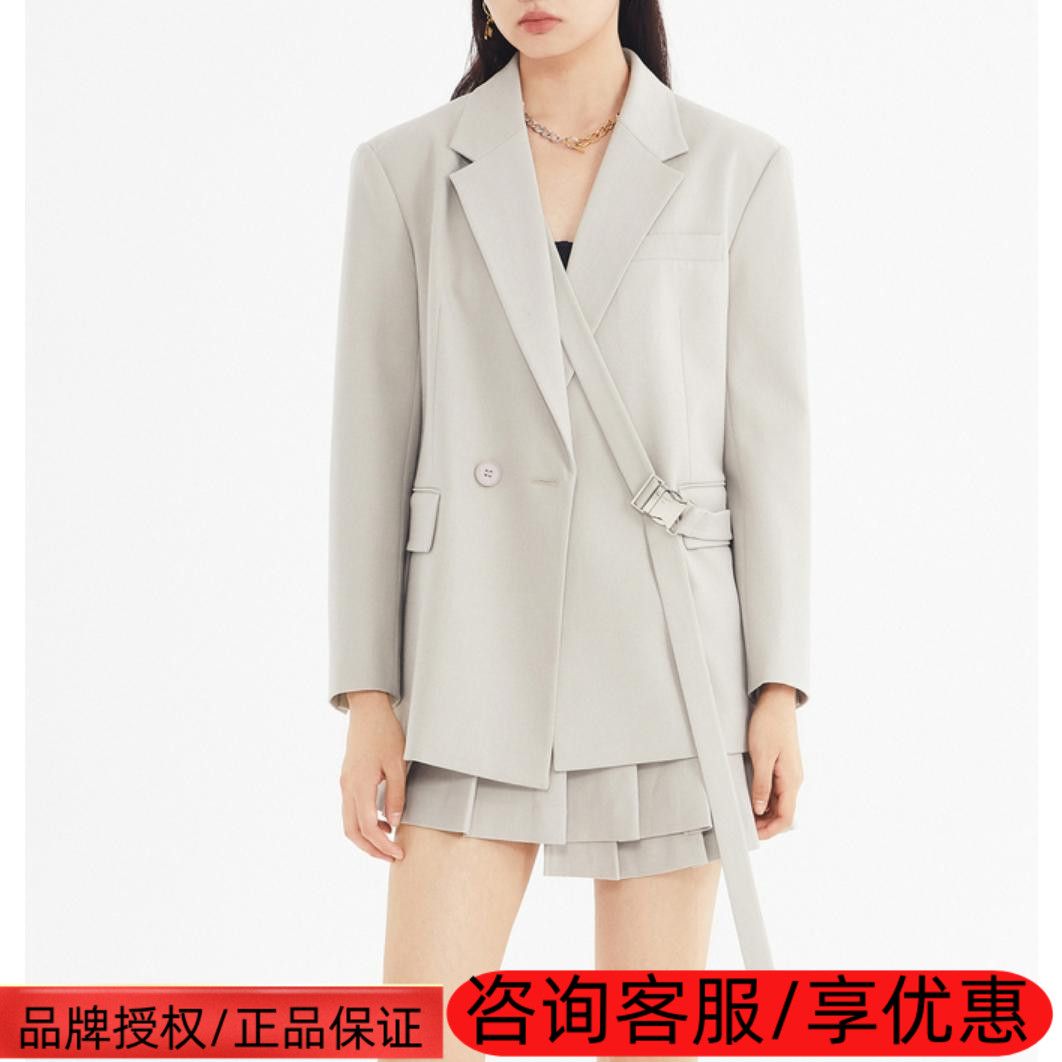 曼娅奴设计西装2022春季新款气质