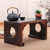 实木飘窗小茶几日式 阳台茶桌榻榻米小桌子坐地矮桌国学桌禅意炕桌