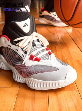 Adidas阿迪达斯男子实战篮球鞋PRO VENTILATE LOW运动鞋JH5837