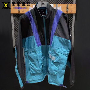 Adidas阿迪达斯男子运动外套休闲棒球服立领梭织夹克HE9930IP4951