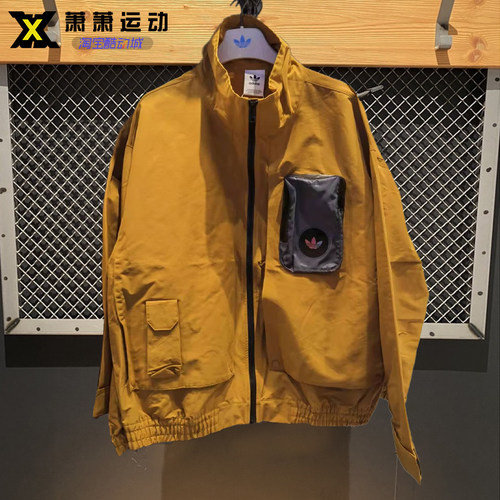 三叶草运动休闲男子立领