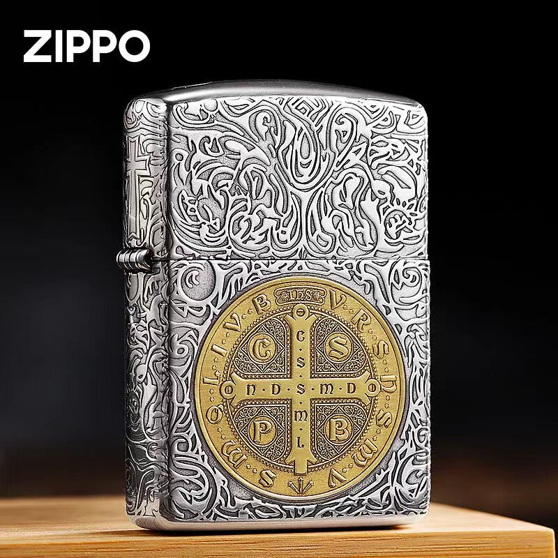 zippo打火机蚊版双色康斯坦丁