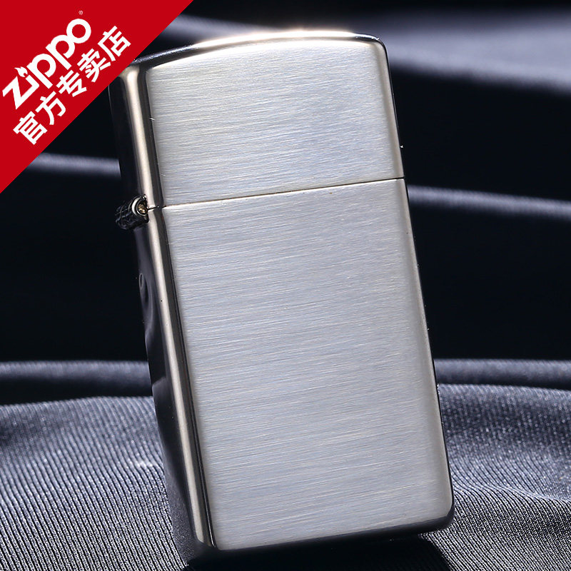 打火机zippo正版 美国原装纤巧镜面 纯银机1500窄机 收藏送礼礼品