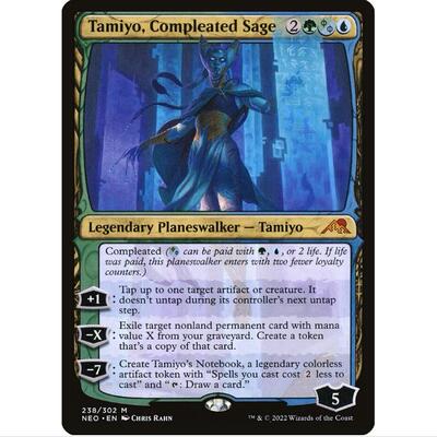 万智牌 MTG 神河:霓朝纪 秘稀  完化智者多美代 NEO