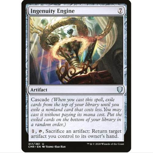 万智牌 指挥官传奇 CMR 银神 317 精妙引擎 Ingenuity Engine