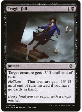 万智牌 MTG 悲剧坠落 黑色 银 摩登新篇2 MH2 中/英