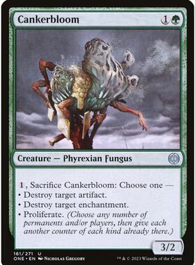 万智牌 MTG 散疡菌兽 万界归一 英文  绿色 银 ONE