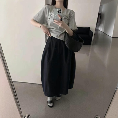 卡蔓诗气质显瘦韩版灯笼裙花苞裙