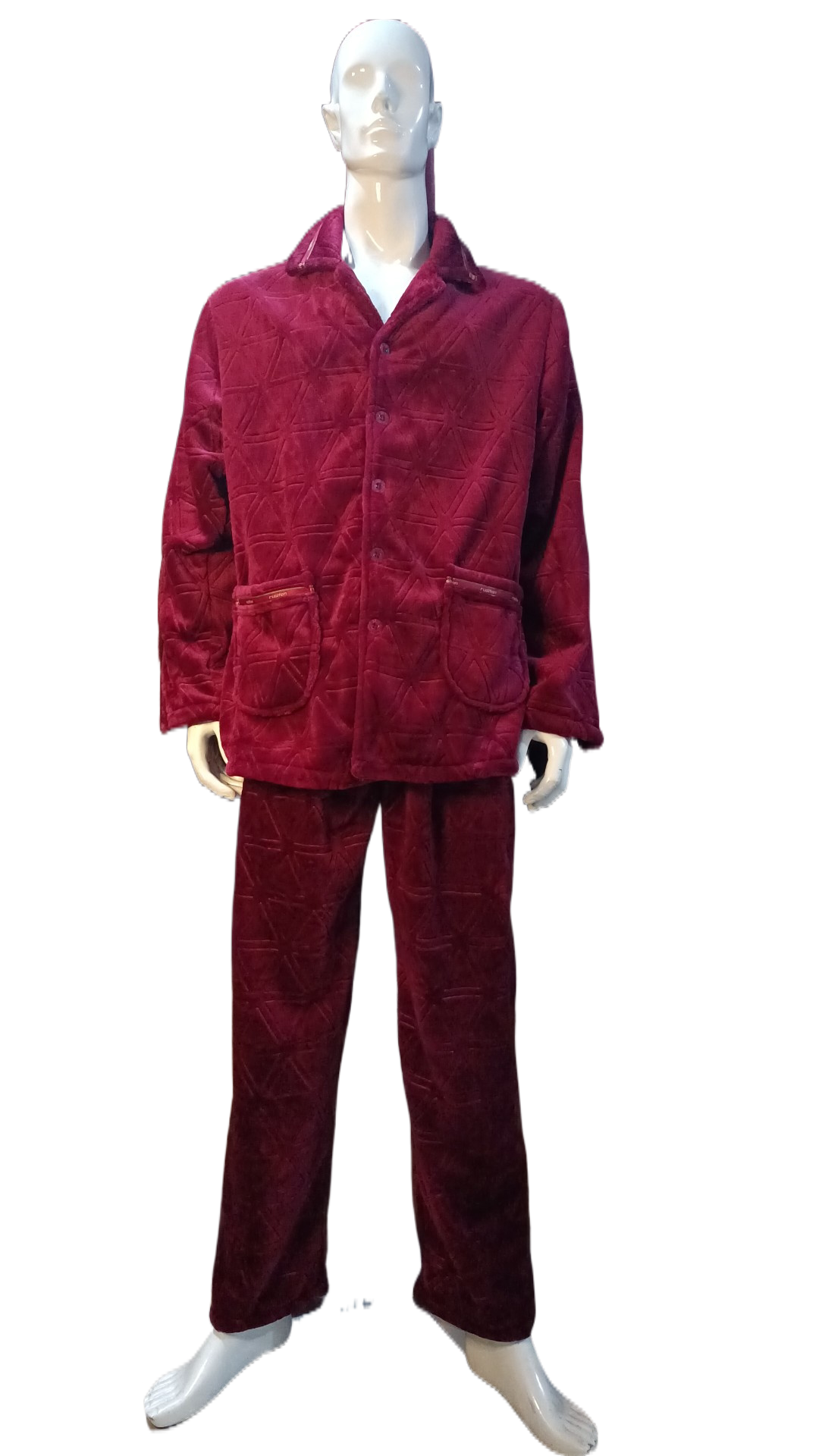 汝斯芬法兰绒睡衣男士加大码秋冬季长袖珊瑚绒家居服套优舒适宽松