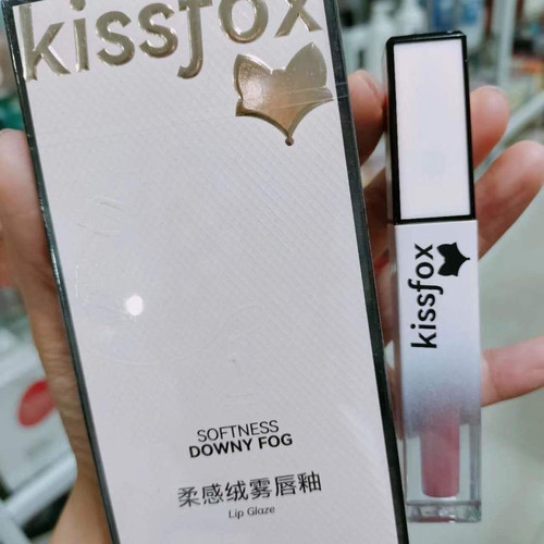 KISSFOX接吻狐狸柔感绒雾哑光唇釉不沾杯口红丝绒不易脱妆不拔干