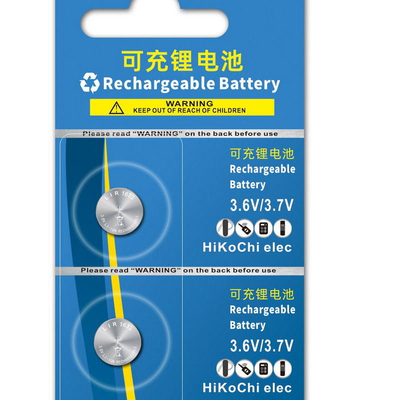 2粒卡 LIR1632 3.6V 3.7V 4.2V 可充纽扣锂电池代替CR1632