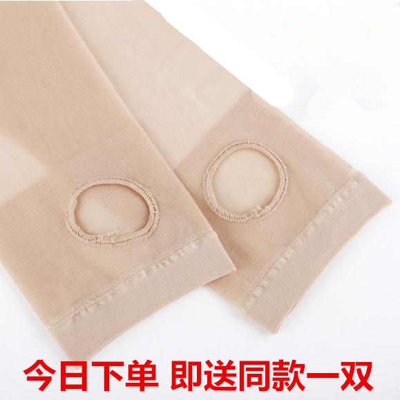 加肥踩脚夏季超薄肉色性感连袜裤