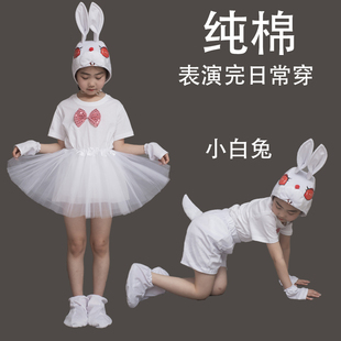 六一儿童演出服十二生肖马小猪小狗老虎山羊兔子纯棉上衣表演服