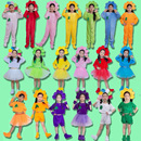 儿童演出服花朵幼儿小学生运动会开幕式 啦啦队小花造型舞蹈表演服