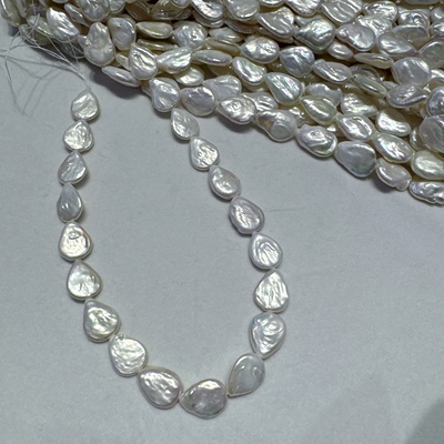 巴洛克水滴珍珠14mm左右大瓜子形淡水珍珠Diy饰品