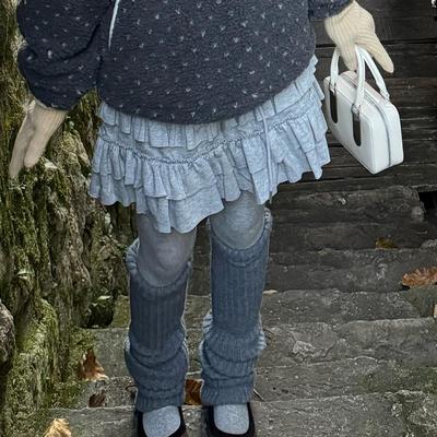 Eve H 冬天的ins女孩人手一条好搭蛋糕裙加厚半身裙女