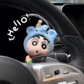 卡通蜡笔小新汽车怀挡可爱玩偶车载转向灯雨刮器车内装 饰品摆件女