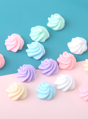 仿真甜点曲奇饼干树脂配件 DIY手工制作奶油胶手机壳装饰材料