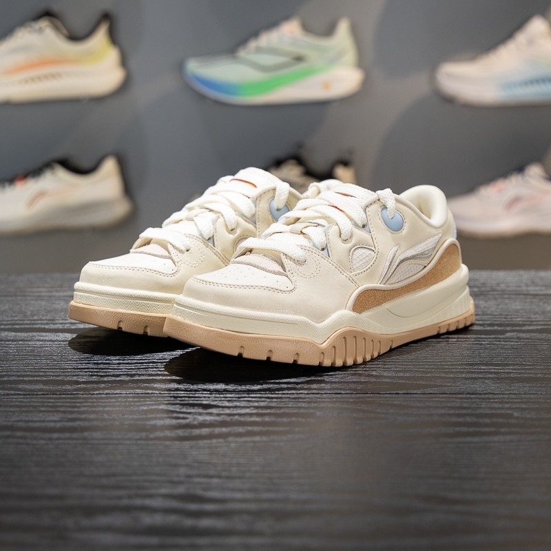 李宁潮跃板鞋女子2026春季新款舒适软弹低帮经典休闲鞋AGCW012,运动鞋new,板鞋,淘宝优惠券,粉丝福利购,淘宝优惠卷