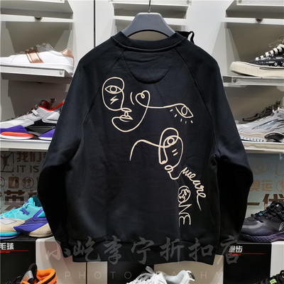 李宁套头卫衣韦德艺术家awdre79