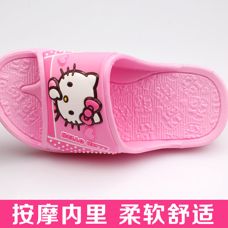 Chaussons enfants en autre HELLO KITTY pour été - semelle autre - Ref 986779 Image 4