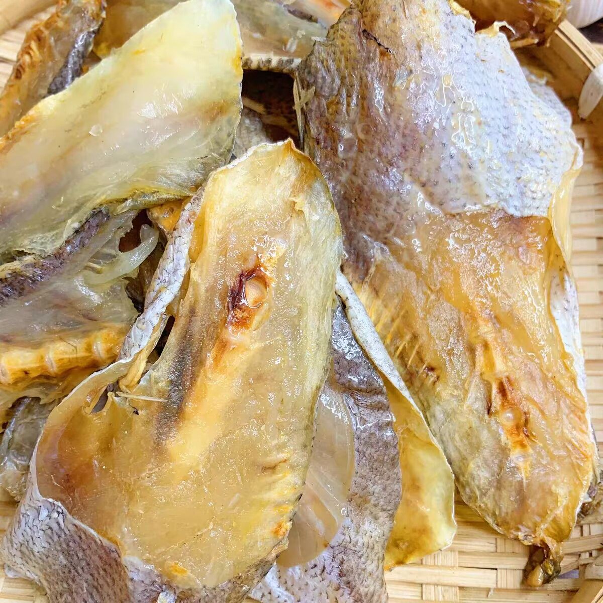 浙江温州东海鮸鱼干咸鱼米鱼切片500g海鱼鳘鱼海鲜干货