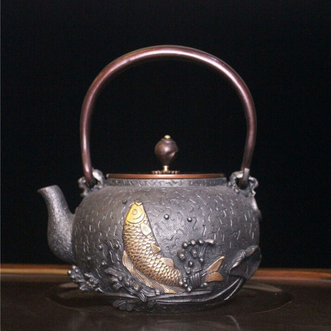 特色高档铸铁工艺茶壶煮茶泡茶烧水壶传统功夫茶具家用办公室送礼