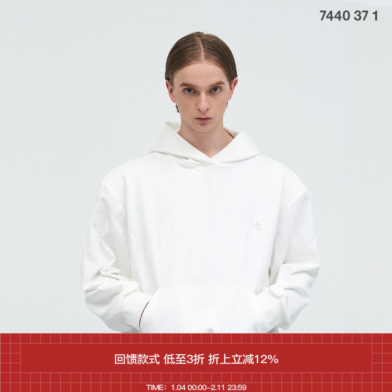 7440 37 1  垫肩廓形吊牌连帽卫衣,男装,卫衣,淘宝优惠券,粉丝福利购,淘宝优惠卷